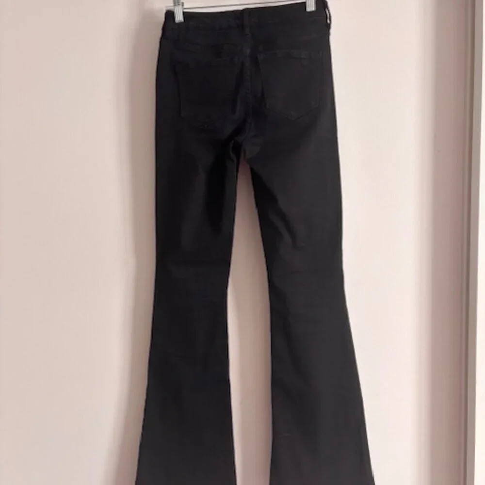 William Rast Highrise Raw Hem Flare Jeans - size 24